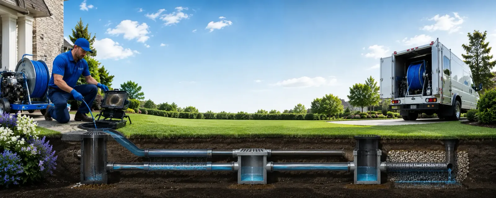 Outdoor drain cleaning information for Kidder, MO